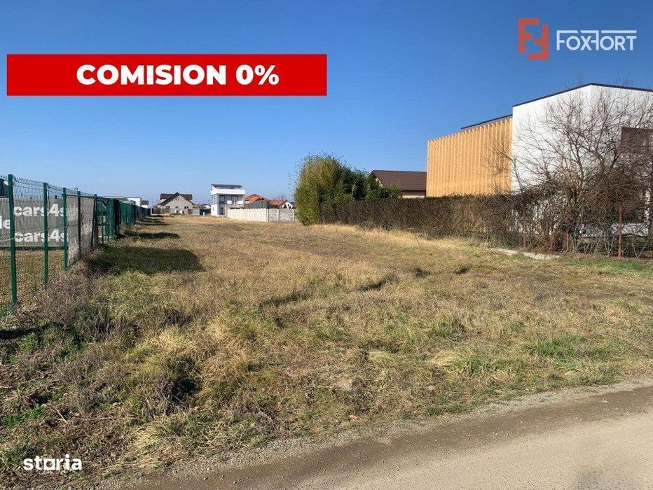 Teren 1122 mp in Dumbravita, toate utilitatile, ideal rezidential sau