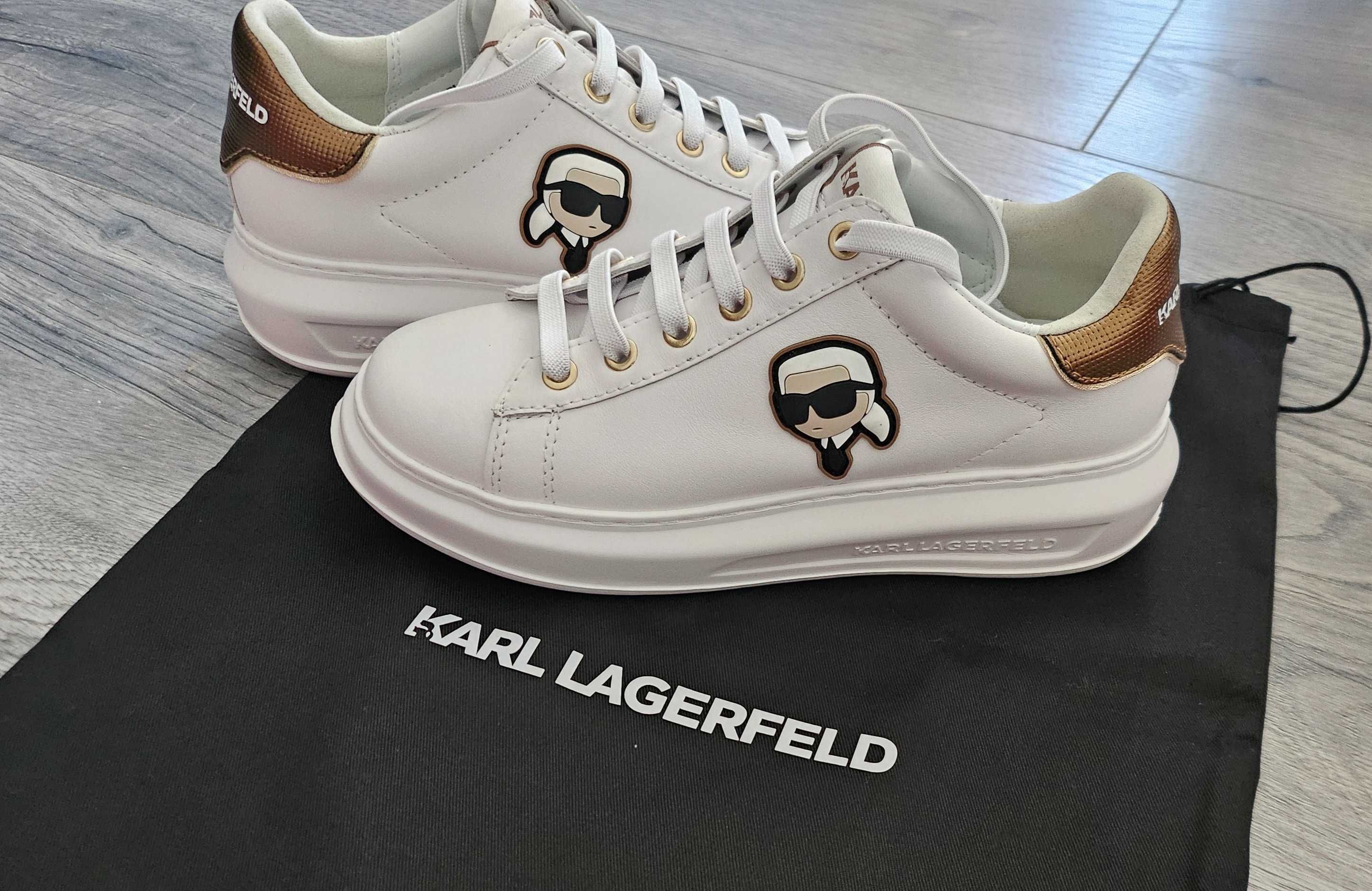 Кожени спортни обувки Karl Lagerfeld