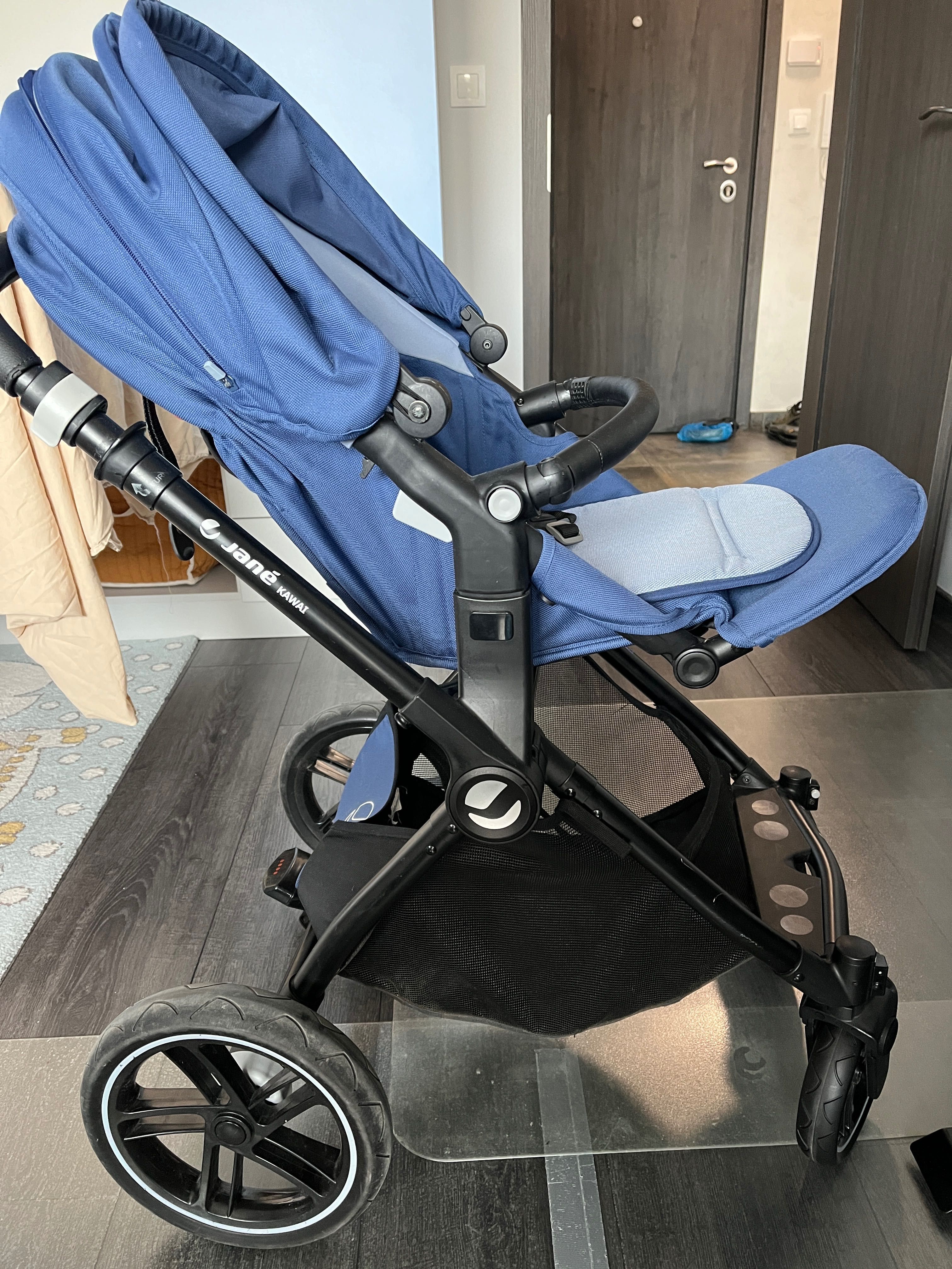 Бебешка количка JANE KAWAI Micro 3 в 1 Lazuli Blue