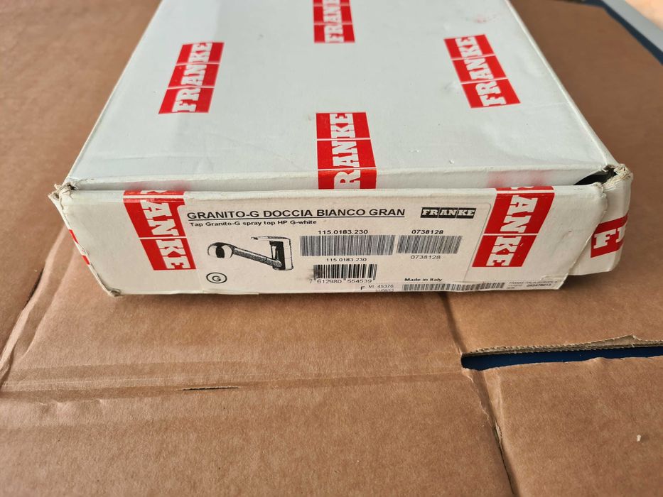 Baterie chiuvetă Franke Granito G Doccia, Bianco Gran – Nouă