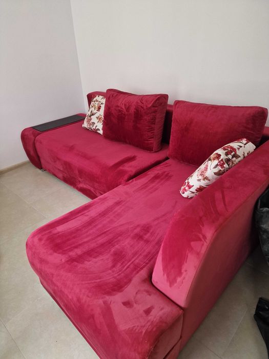 Диван ъглов , запазен с функция спалня 140 см ,  за 460 лева