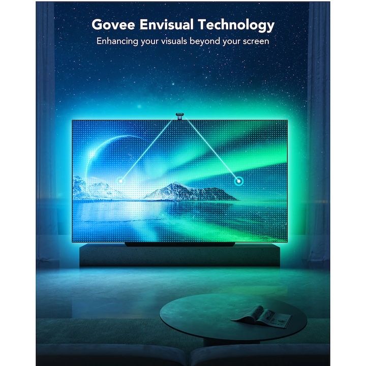 Smart Led лента - интелигентна подцветка Govee - DreamView T2 DUAL TV
