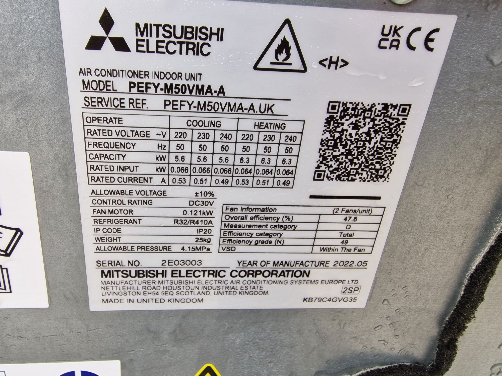 Mitsubishi CITY MULTI PURY-EP200YNW VRF нов 25kw