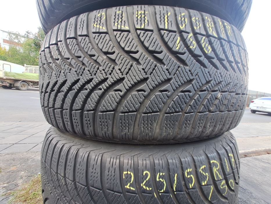 4 anvelope iarna 225/55r17 Michelin Montaj Gratuit