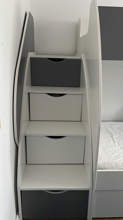 Vand Pat supraetajat, Vlad, 80x200 cm, Gri