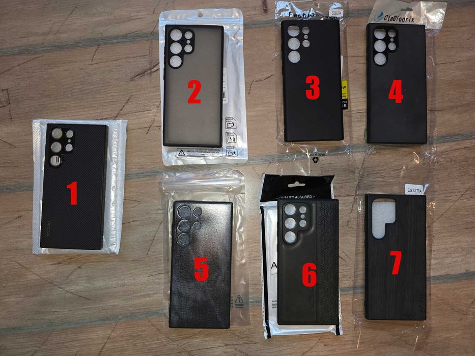 Седем кейса за Samsung Galaxy S23 Ultra