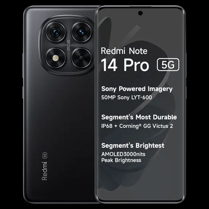 Redmi Note 14 Pro 5G 12/256GB Black