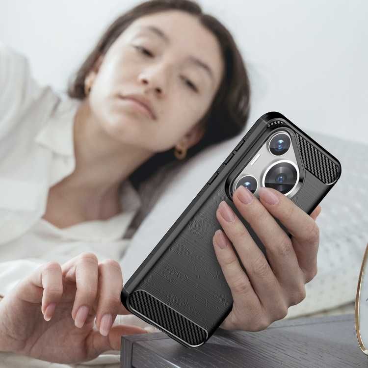 Калъф кейс гръб Carbon за Huawei Pura 70 / 70 Pro / 70 Ultra