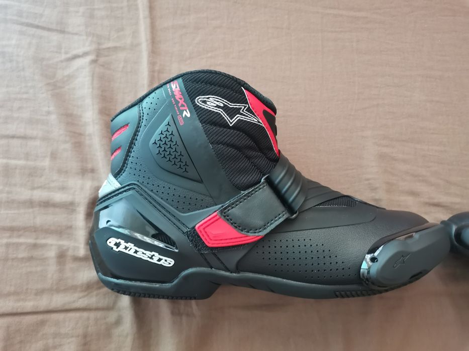 Кожени боти за мотор Alpinestars SMX-1 R V2 Vented