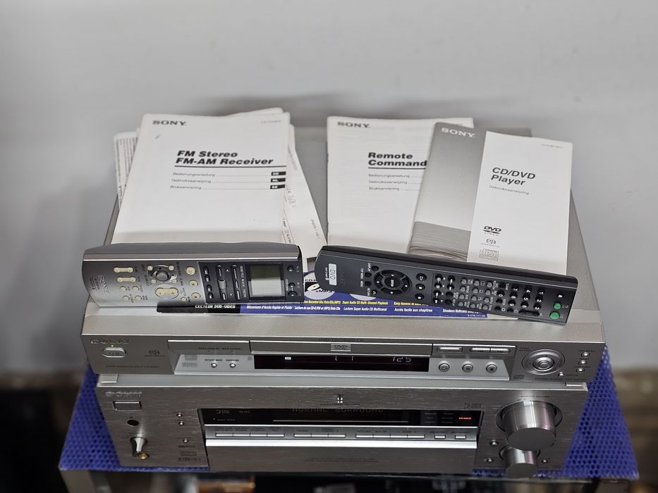 Receiver Sony STR-DB1080 QS +Dvd player DVP-NS705V cu telecomenzi