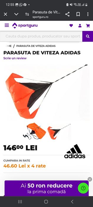 Parasuta de viteza Adidas