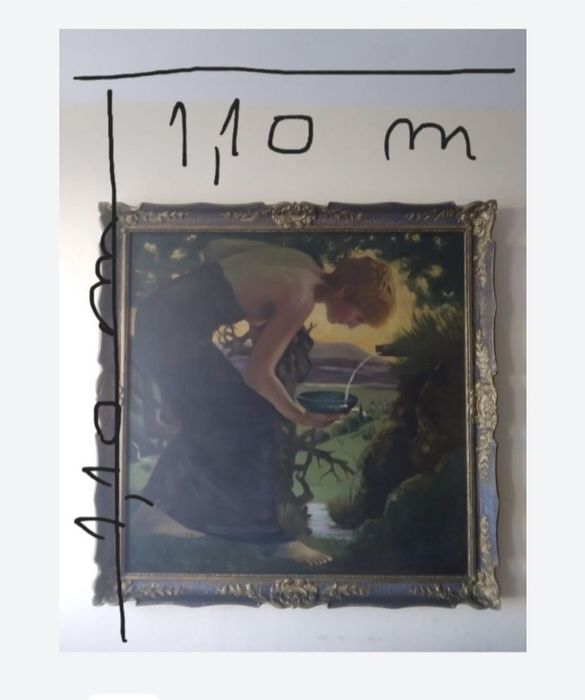 Tablu pe panza cu rama