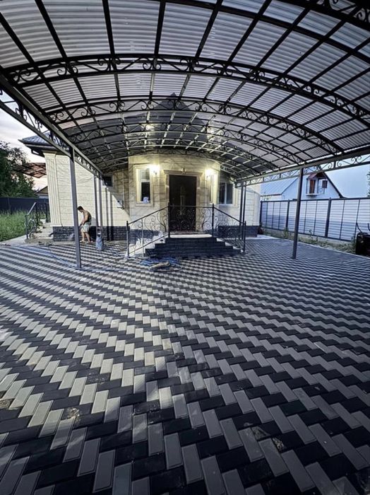 Укладка брусчатки