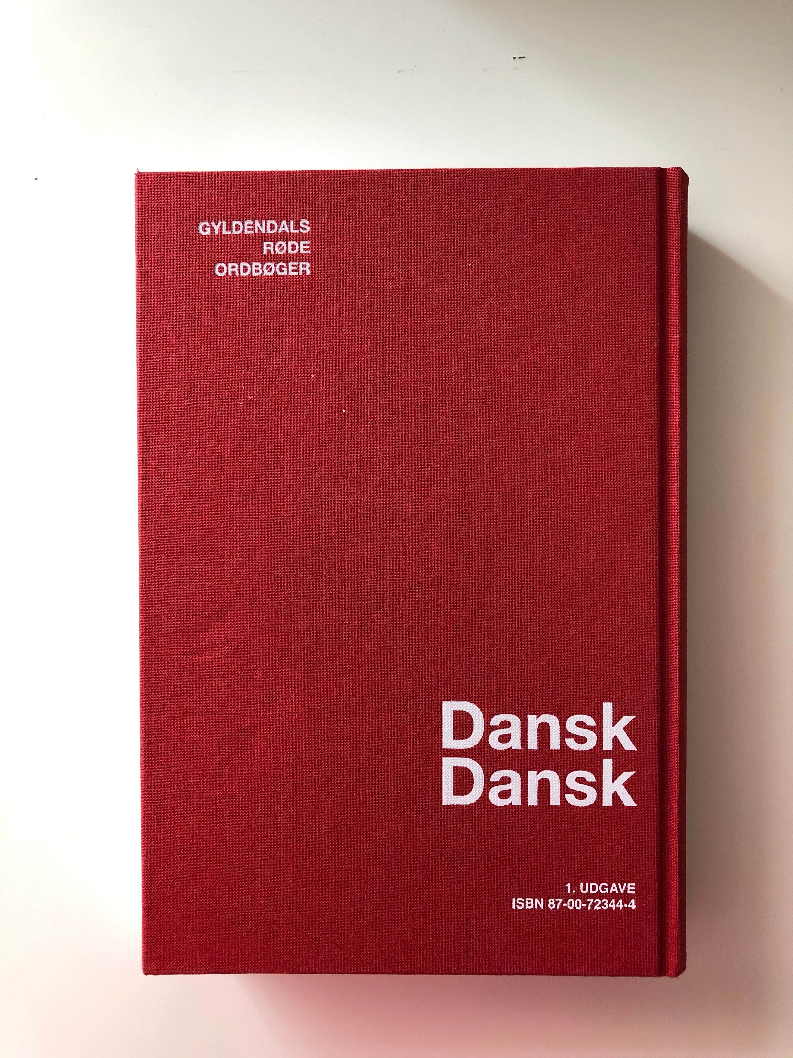 Dicționar danez-danez