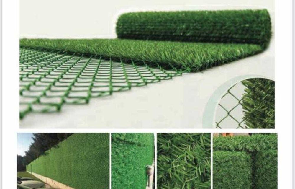 ЧЕРЕН НОЕМВРИ! Оградна мрежа с декорация. GREEN GRASS. Цена: 15 лева