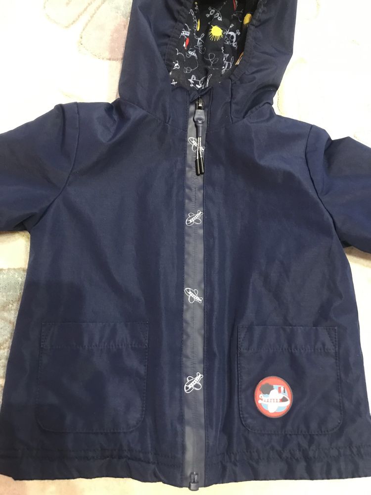 Куртка ветровка детская для мальчика Детский мир Baby Go р.80