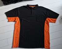 Tricou maneca scurta marca Tricorp negru-portocaliu, XL