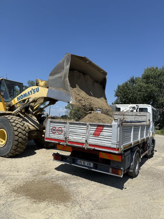 Trasport Nisip,balastru