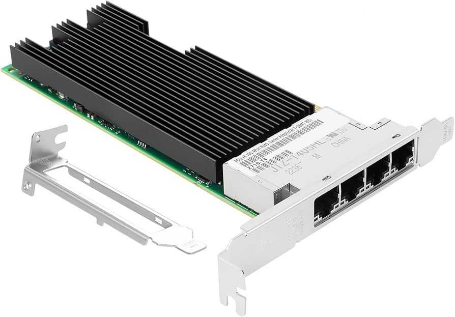 placa de retea quad 10Gbps intel x710-T4