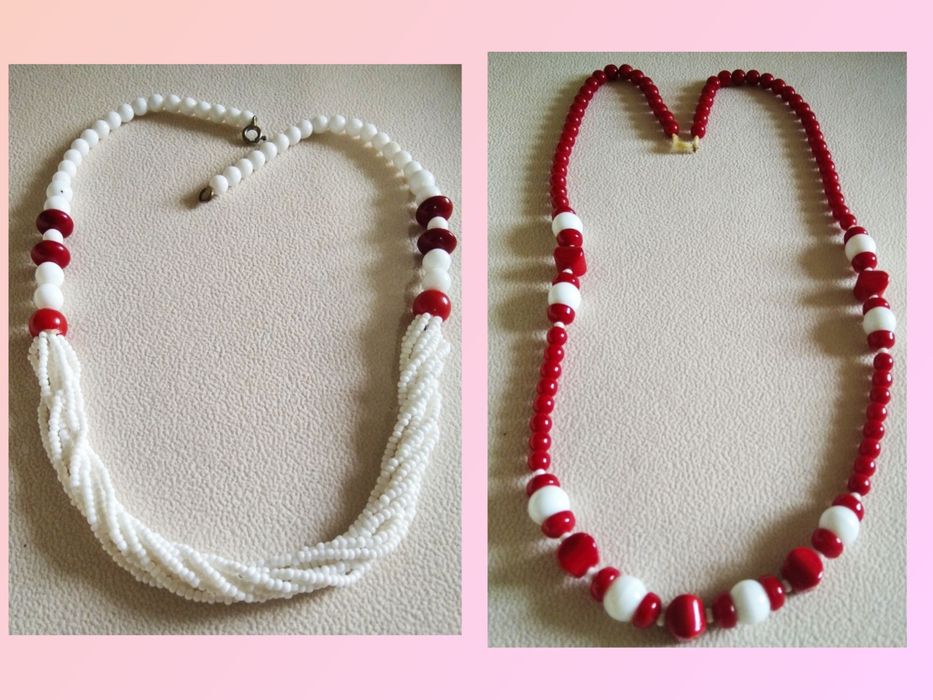 Продам  чешские бусы и ожерелье