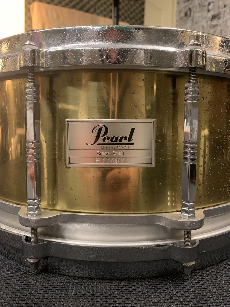 Snare Pearl Free Floating 14x6.5 Brass /nu Tama Pearl Gretsch Sonor