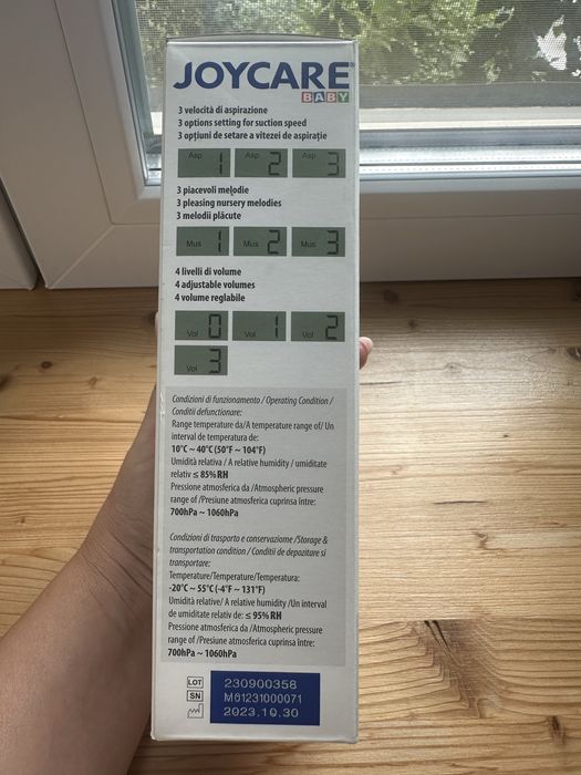 Aspirator nazal electric