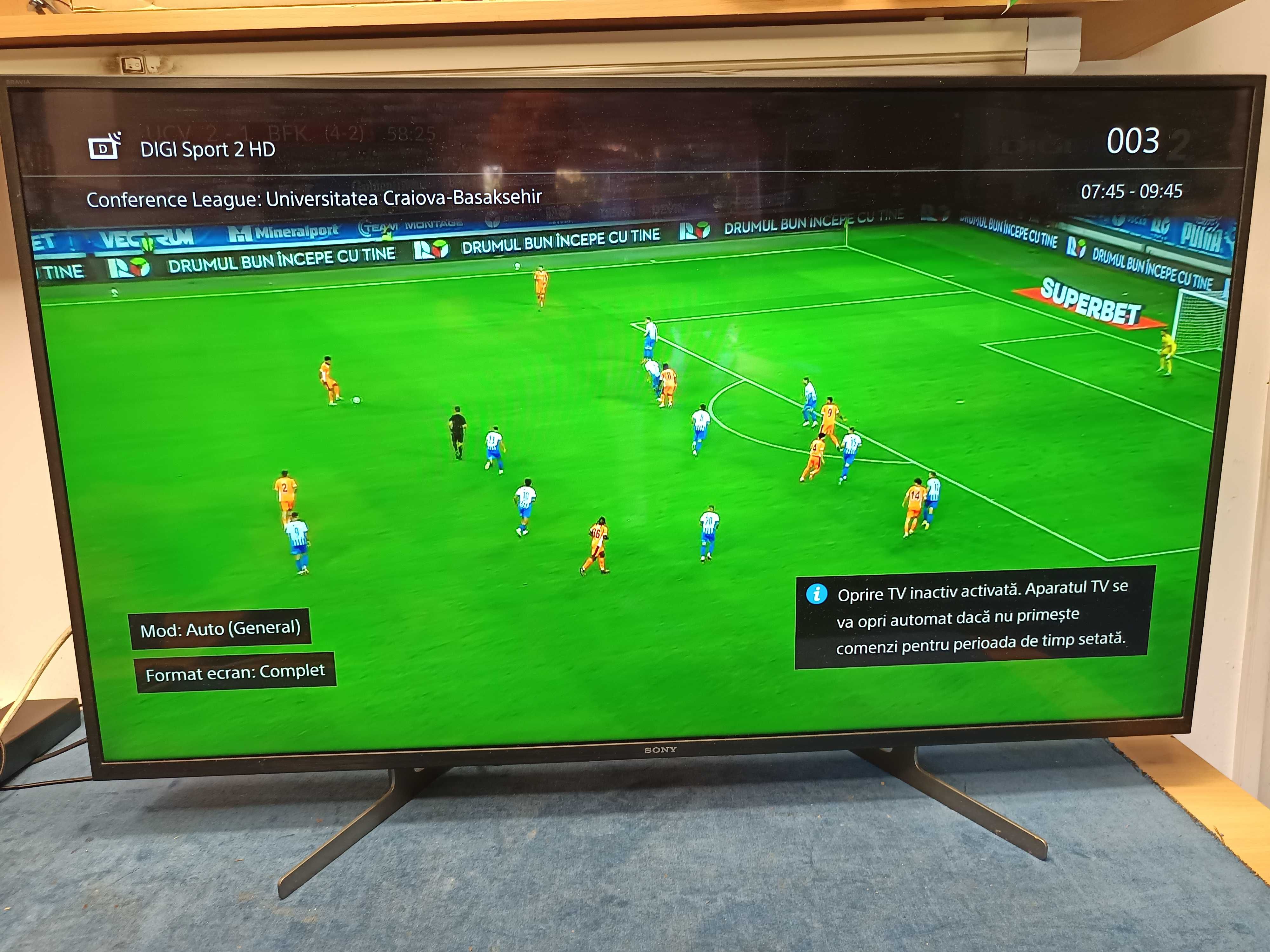 Televizor Sony Smart 4K 123cm ultraslim