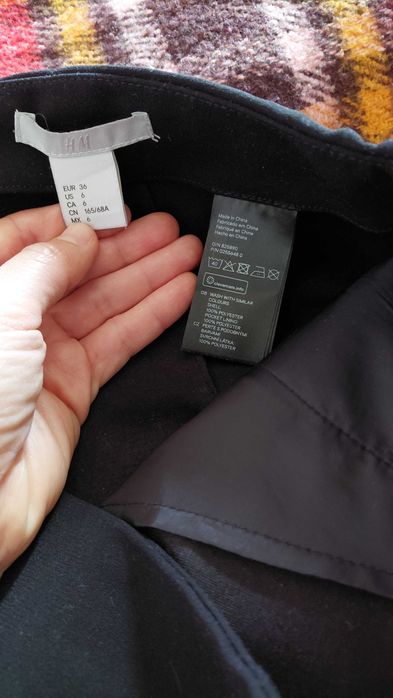 дамска пола, маркова, черна, висока талия, елегантна, 10 лв