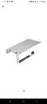 Suport hartie igienica inox, cu suport servetele/telefon