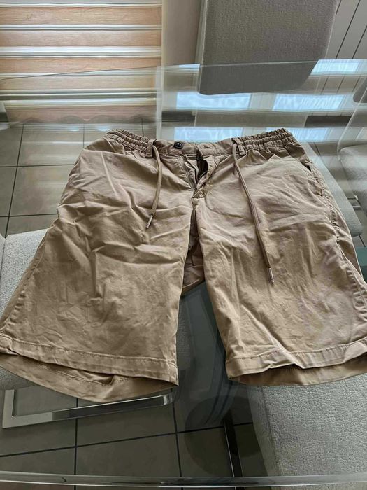 Комплект бежови къси и дълги панталони Pause Jeans и тениска Zara