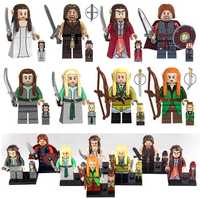 Set 8 Minifigurine tip Lego Lord of the Rings cu Legolas si Aragorn