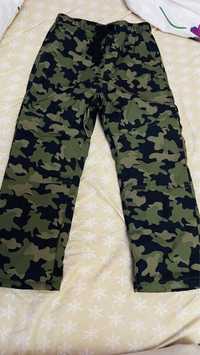 Pantaloni vatuiti baieti camuflaj impermeabili