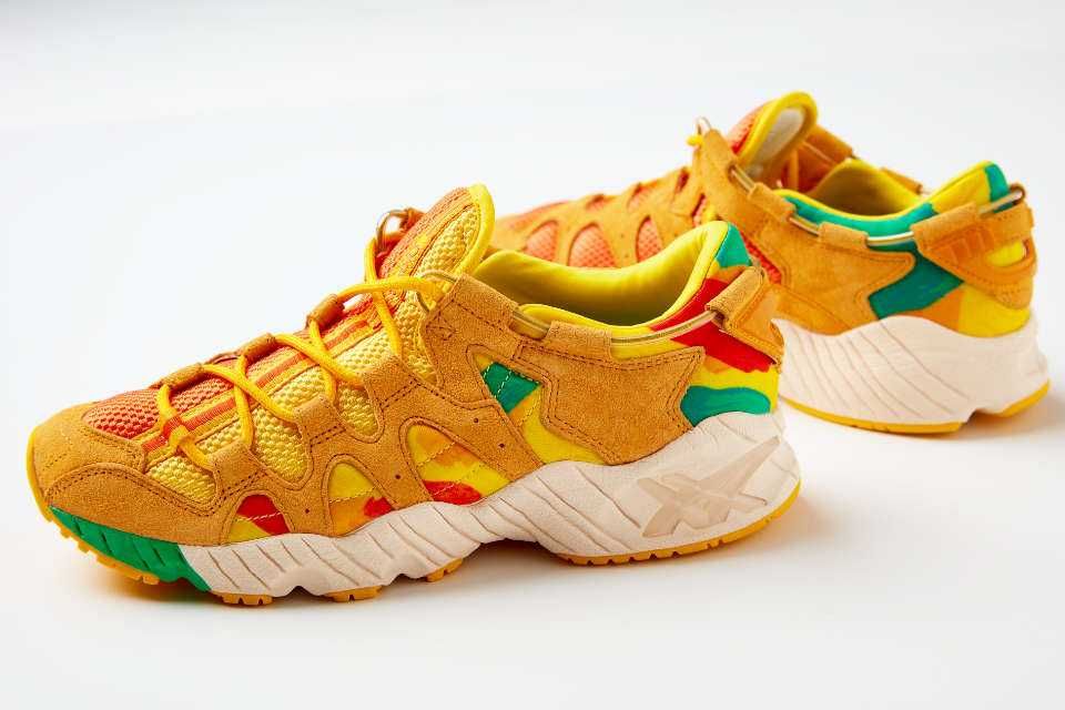 Sneakers ASICS Gel Lyte Mai KO100 Sunflower, mas 44-45, noi, in cutie