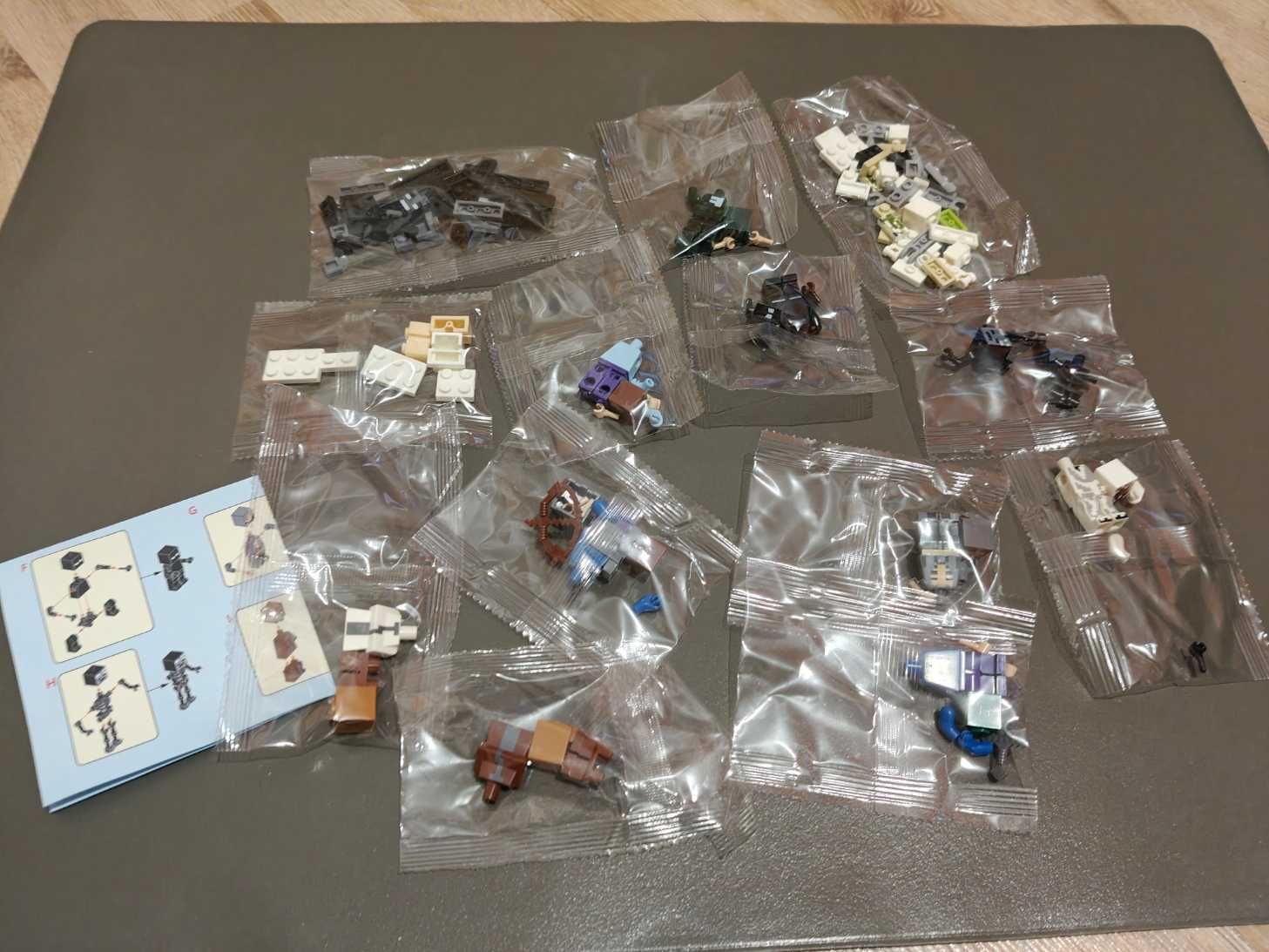 Set 13 figurine Minecraft tip Lego
