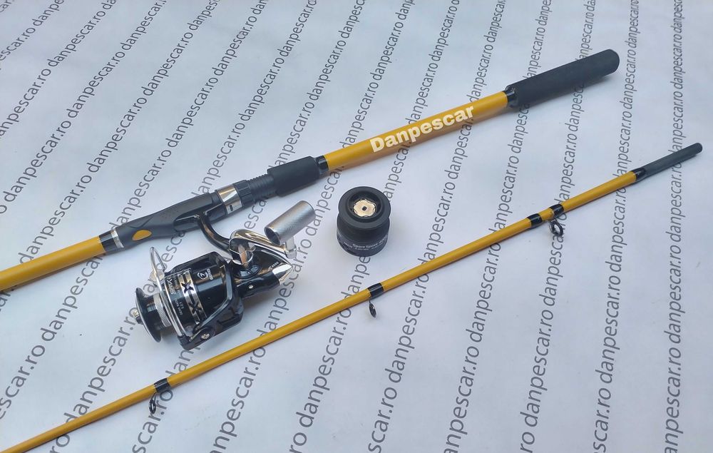 SET 4 Lansete PROFL DUAL FORCE Feeder 2,70m+4 Mulinete SAIMINO X4000