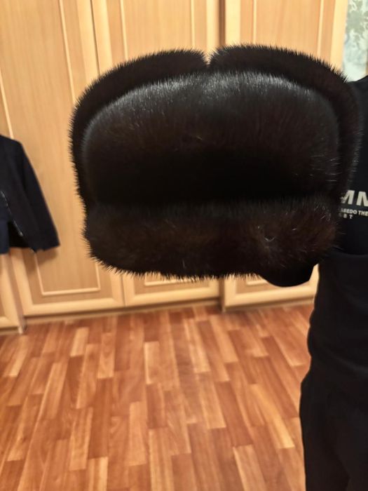 Мужской Норковая шапка новый