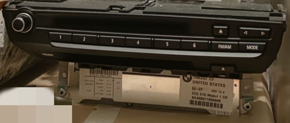BMW CCC ЦЦЦ БМВ М5 Е60 Е61 Е63 Е64 AUX ДВД СД DVD CD 1г. Граница