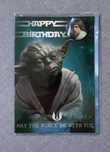 Felicitare Star Wars Yoda și Luke Skywalker