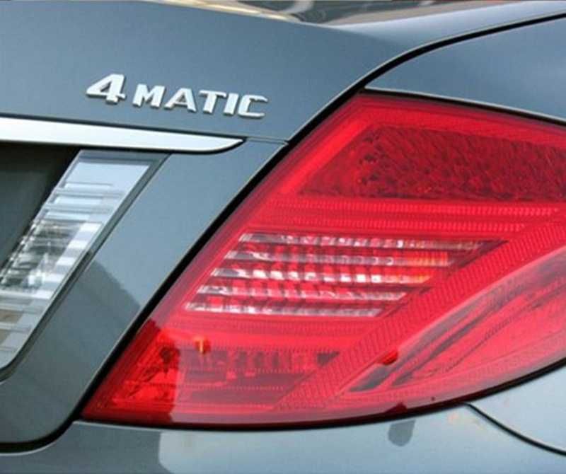 Emblema 4 Matic spate portagaj Mercedes, negru sau chrom