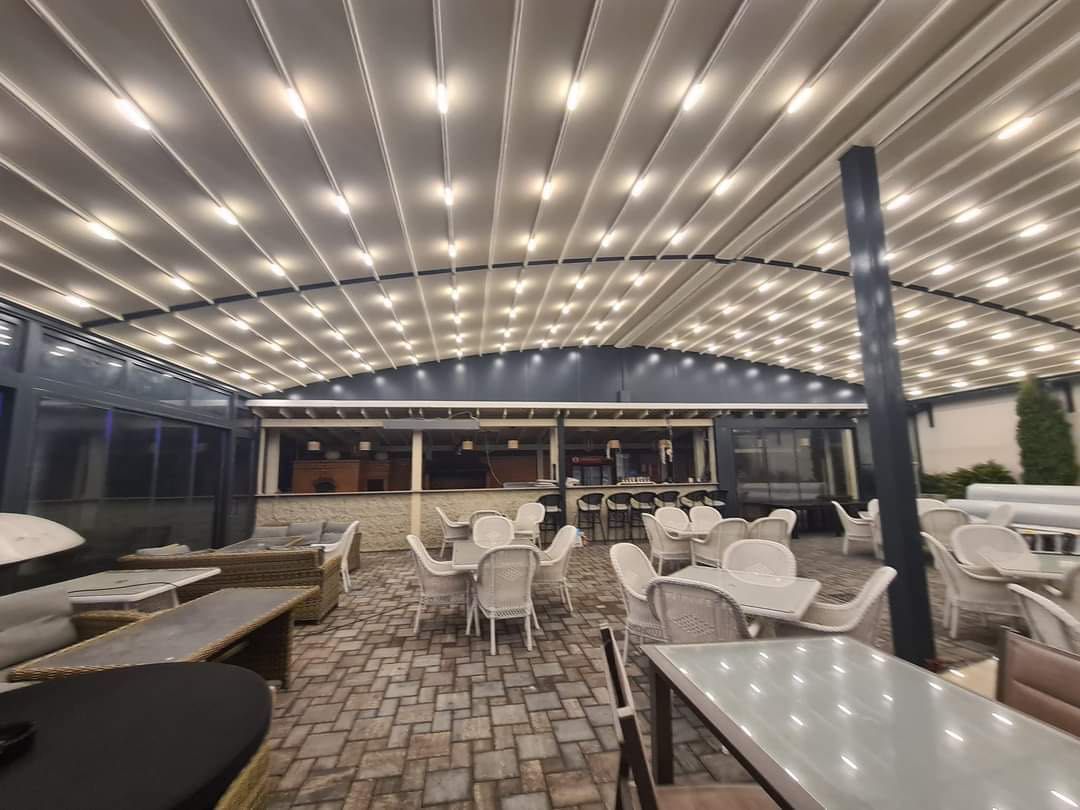 Pergola PRET PRODUCATOR bioclimatica retractabila