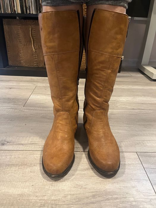 Cizme dama Rieker din piele