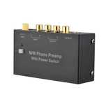 Preamplificator Phono M/M comutator alimentare,ultracompact pickup RCA