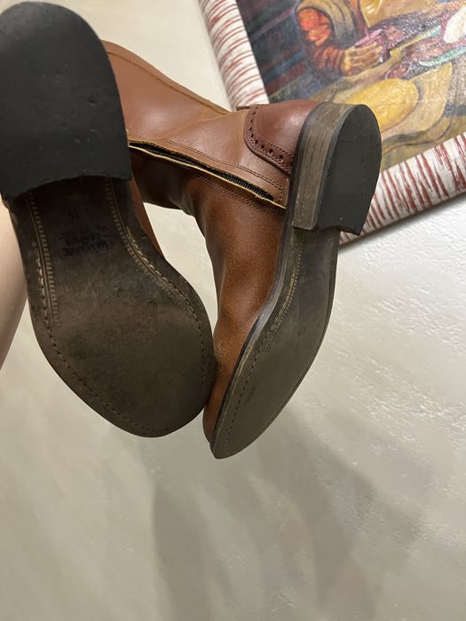 Сапоги кожаные  39