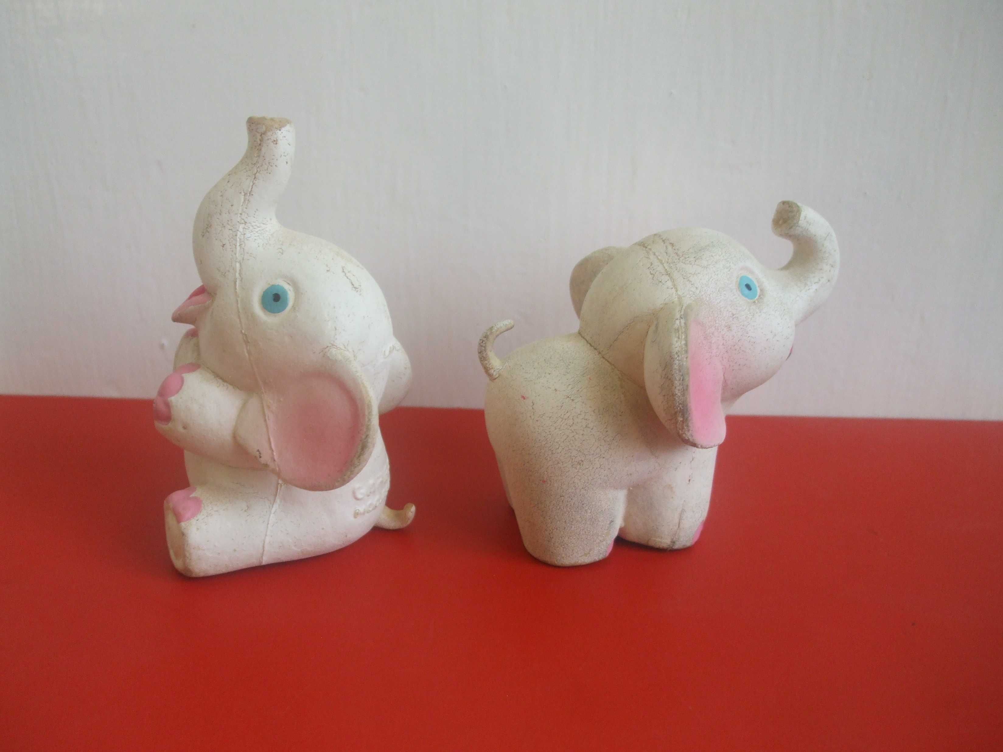 2 jucarii elefant vechi de colectie Lanco Toys