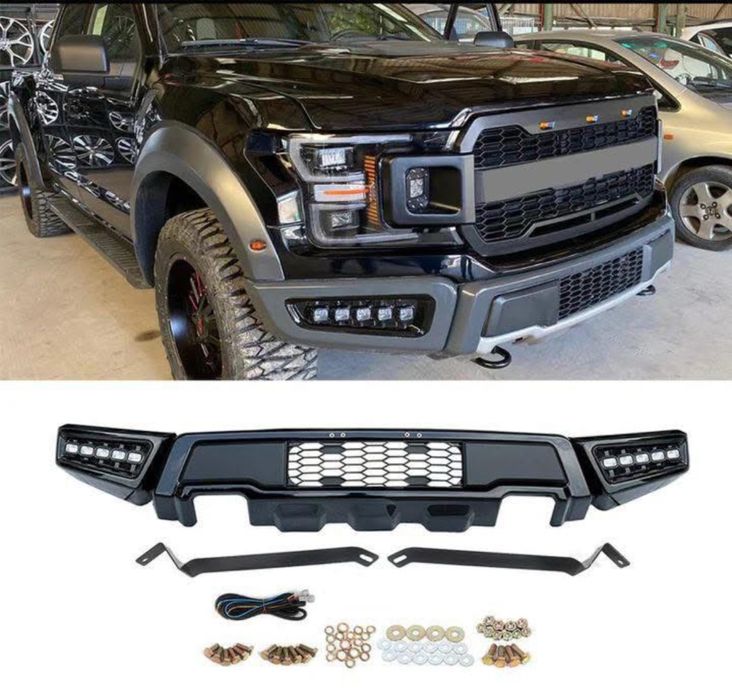Тунинг предна броня F150 2021 + Raptor