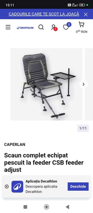 Vand scaun feeder sau schimb cu navomodel plantat