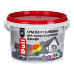 Краска резиновая для кровли, цоколя, фасада, 3 кг DALI