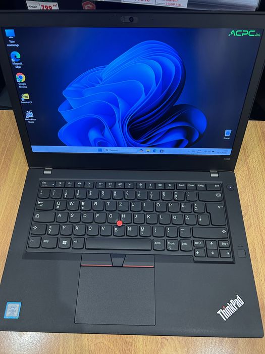 Като нов! Лаптоп Lenovo ThinkPad Т480 i5/8GB/256GB с 3 мес. гаранция!