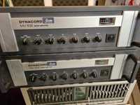 2x Amplificator statie DYNACORD MV-102 100W 4ohm cu mixer putere