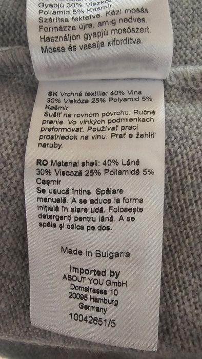 Set pantaloni și hanorac cu cașmir